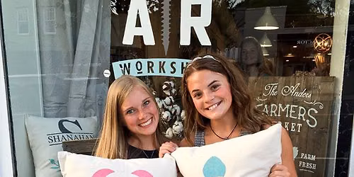 1 DAY SUMMER CAMP - Canvas Pillow