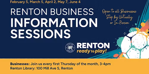 Renton Business Information Sessions: Renton Ready to Play
