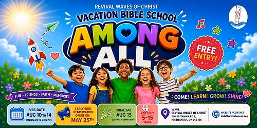 KIDS VBS 2026 : SUMMER CAMP [FREE REGISTRATION]