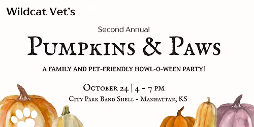 Wildcat Vet's Second Annual Pumpkins & Paws