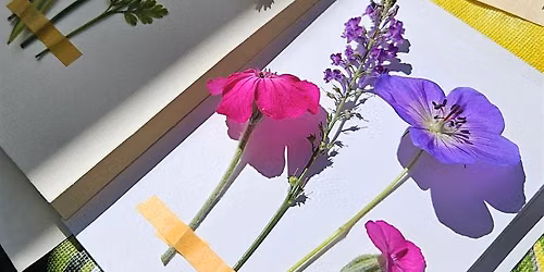Art in the Garden: PRESSING LEAVES and FLOWERS (intergenerational)