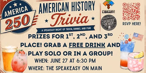 American history Trivia at The Speakeasy on Main