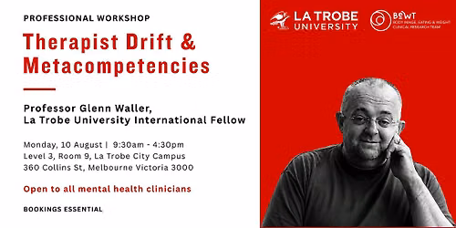 Workshop \u2013 Therapist Drift & Metacompetencies | Prof Glenn Waller