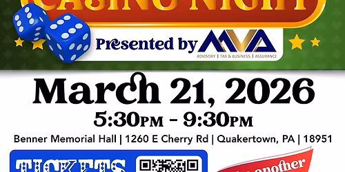 3rd annual casino night fundraiser 