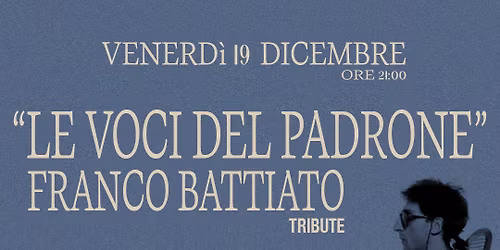 \ud83c\udfb6"Le Voci Del Padrone" Franco Battiato Tribute Band \ud83c\udfb6