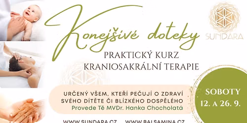 Konej\u0161iv\u00e9 doteky \/ praktick\u00fd kurz kraniosakr\u00e1ln\u00ed terapie \/ Sundara Ostrava