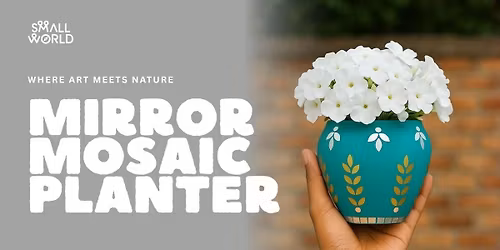 Mirror Mosaic Planter