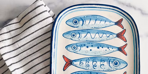 Paint Your Own Pottery: Sardine Dish