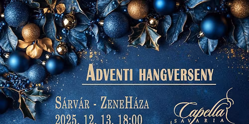 Adventi hangverseny Sárváron