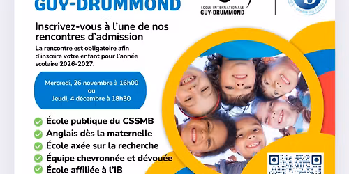 Inscription pour les soir\u00e9es d\u2019information