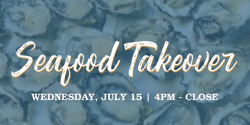 Seafood Takeover on The Terrace