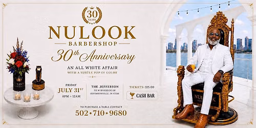Nulook Barbershop 30th Anniversary