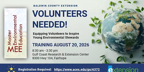 Master Environmental Education Training - August 20th