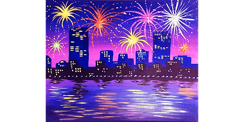 Fireworks Over the City - Paint and Sip in Boston | Classpop!\u2122