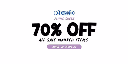 70% Off Spring Clearance Event