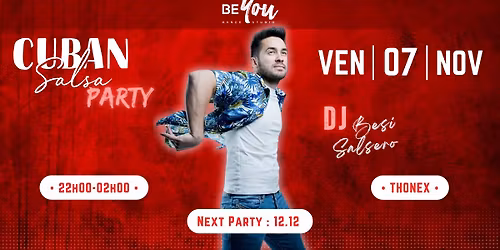 BEYOU PARTY - SOIR\u00c9E SALSA CUBAINE - DJ BESI SALSERO