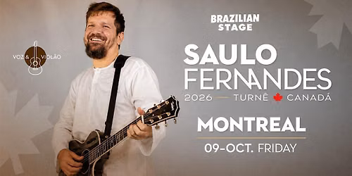 SAULO FERNANDES - MONTREAL, Canad\u00e1 -  Outubro 2026