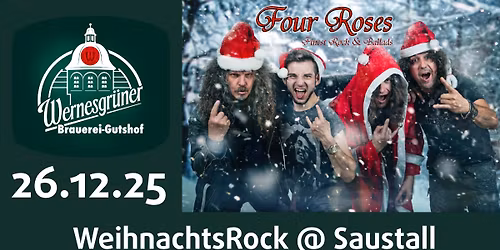 WeihnachtsRock mit FOUR ROSES