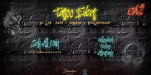 INK ALL DAY | Tattoo event & Halloween techno afterparty