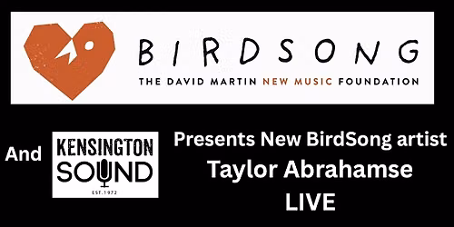 Taylor Abrahamse  LIVE  with special guest  Robert Priest