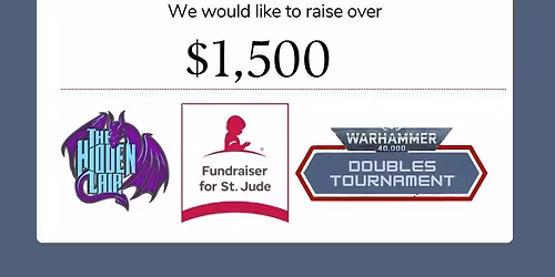 40k St Judes Charity Doubles Tournament