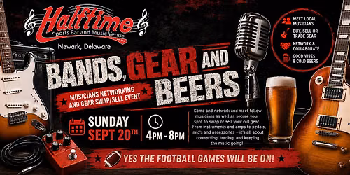 BANDS, GEAR and BEERS Networking and Gear swap\/selling event