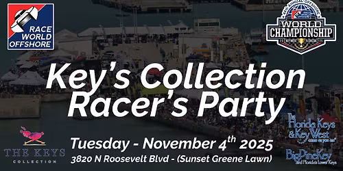 Key\u2019s Collection Racer\u2019s Party (Sunset Greene Lawn)