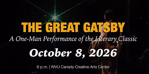 The Great Gatsby: A One-Man Performance