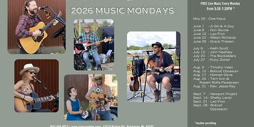 Music Mondays 2026 