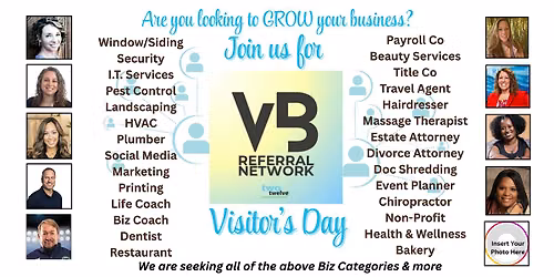 212-VB Referral Network's VISITORS DAY