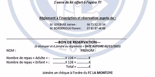 Repas FCLM 08\/11\/2026