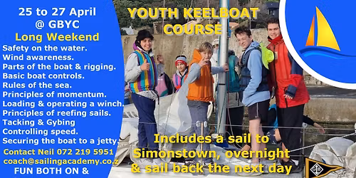 Youth Keelboat course