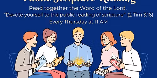 Public Reading of Scripture