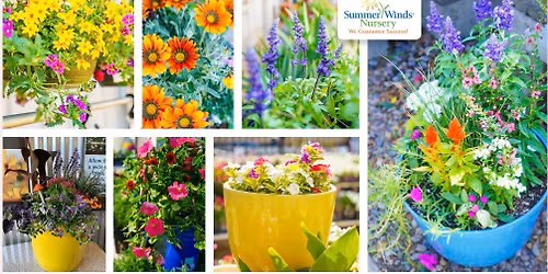 Mesa- Summer Flower Containers: Designing Heat-Loving Flower Pots (Class & Optional Workshop)
