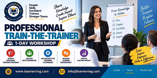 Professional Train-the-Trainer 1-Day Workshop