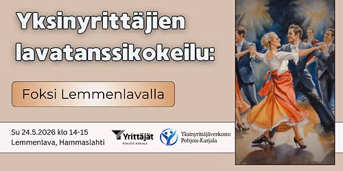 Yksinyritt\u00e4jien lavatanssilajikokeilu - Foksi Lemmenlavalla \ud83d\udc83\ud83d\udd7a