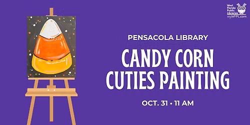 "Candy Corn Cuties!" Painting at Pensacola Library