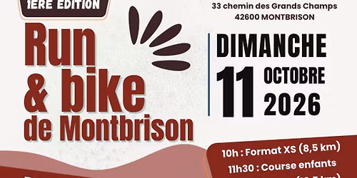 Run&bike Montbrison triathlon 