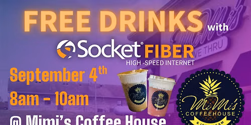 FREE Coffee with Socket Fiber
