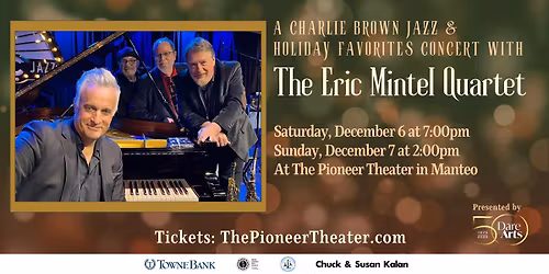 Charlie Brown Jazz & Holiday Favorites with The Eric Mintel Quartet