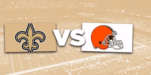 Premium Tailgate Party: New Orleans Saints vs. Cleveland Browns