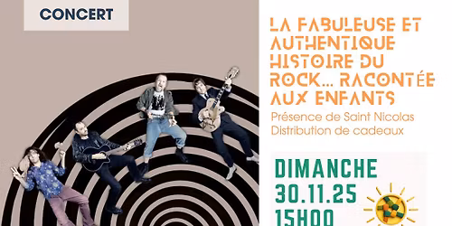 La fabuleuse et authentique histoire du rock... Racontée aux enfants