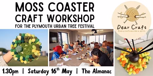 Moss Coaster Craft Workshop (Adaptive Latch Hook)
