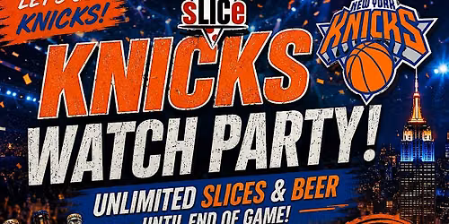 Basketball Finals Game 5 New York Watch Party - Unlimited Pizza and Beer