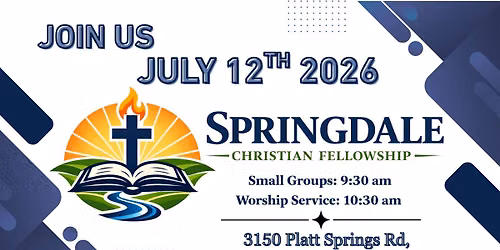 Official Launch of Springdale Christian Fellowship