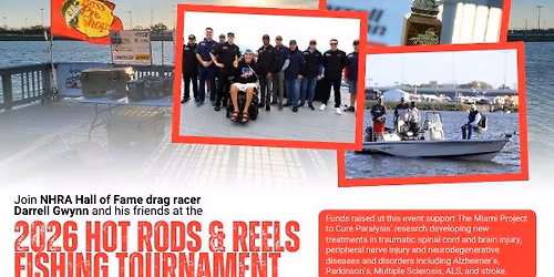 Hot Rods & Reels Daytona to benefit The Darrell Gwynn Chapter of The Buoniconti Fund