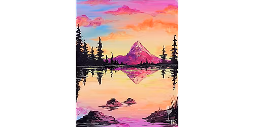 Pastel Mountain Sunset - Paint and Sip in San Antonio | Classpop!\u2122