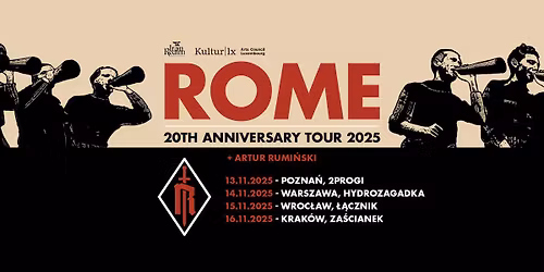 Rome + Rites of Fall \/ 16 XI 2025 \/ Krak\u00f3w, Za\u015bcianek