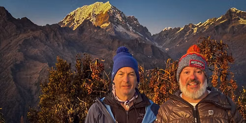 Bob and David Climb Machu Picchu sponsored by ARC Realty - Amanda Bates