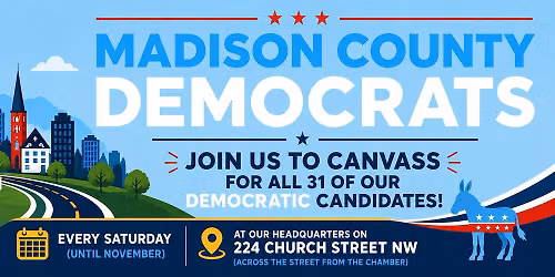 Door-to-Door Canvassing! For All 31 Democratic Candidates